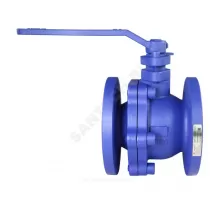 Кран шаровой чугун КШЧ Ду 40 Ру16 фл полнопроходной рукоятка Тмакс=200 оС Ридан 082X4804R