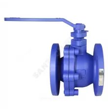 Кран шаровой чугун КШЧ Ду 40 Ру16 фл полнопроходной рукоятка Тмакс=200 оС Ридан 082X4804R