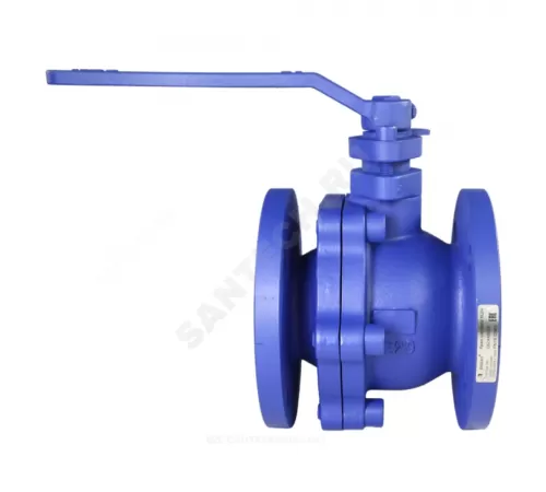 Кран шаровой чугун КШЧ Ду 150 Ру16 фл полнопроходной рукоятка Тмакс=200 оС Ридан 082X4810R