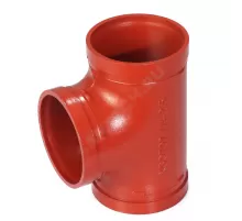 Тройник равносторонний под муфту грувлок ковкий чугун XGQT07 Ду80 (Дн89) Ру25 JIANZHI