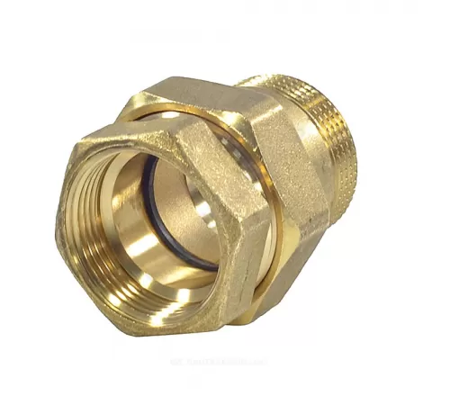 Соединитель латунь американка Ду 40 (1 1/2") прямой ВР/НР R18SP Giacomini R18SPY007