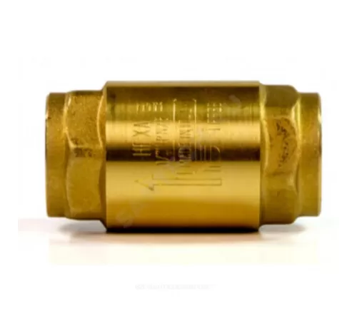 Клапан обратный латунь осевой NRV-R Ду 15 Ру25 Тмакс=110 оС ВР 1/2" Ридан 065B8324R