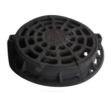 Дождеприемник чугун ДК В125 круглый m=88кг h=90мм ДК(В125)-1-60 ГОСТ 3634-2019