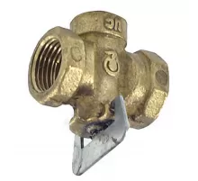 Кран конусный латунь газ 11б34бк Ду 15 Ру0,1 G1/2" ВР стандартопроходной Цветлит ZW30002