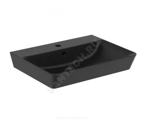 Умывальник подвесной CONNECT AIR 60 1 отверстие под смеситель по центру черный Ideal Standard E0298V3