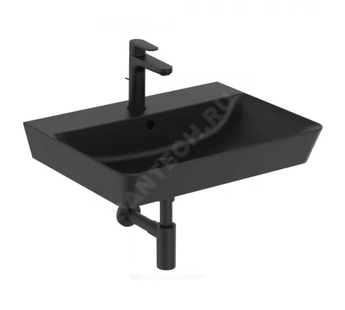 Умывальник подвесной CONNECT AIR 60 1 отверстие под смеситель по центру черный Ideal Standard E0298V3