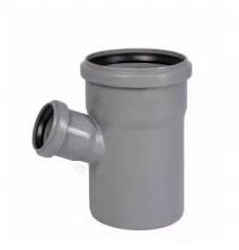 Тройник PP-H переходной серая HT HTEA Дн 110х50х67гр б/нап в/к Ostendorf 115320