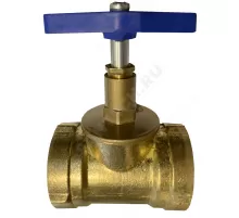 Клапан запорный латунь 15б3р Ду 50 Ру16 ВР прямой ТУ 206-3973235-01-93 Цветлит ZW20023