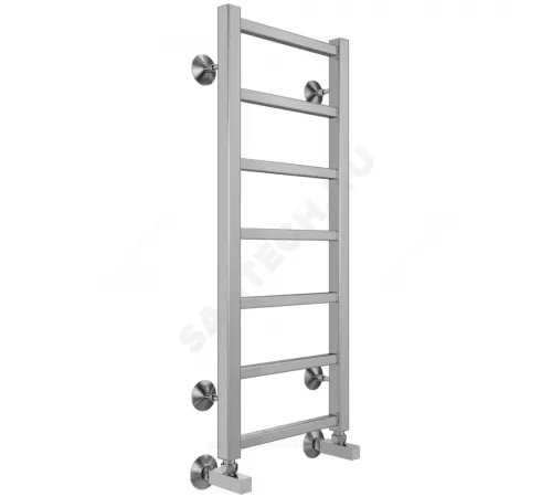 Полотенцесушитель водяной нерж сталь Лесенка (1/2") ВР 300х800мм 7П нижнее подключение Контур Терминус 4670078529633