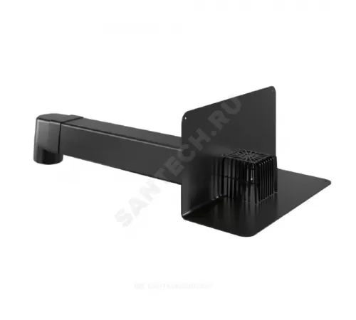 Воронка парапетная VC-PP PP Дн 100 с угловым отводом, листвоуловителем Fachmann 01.068