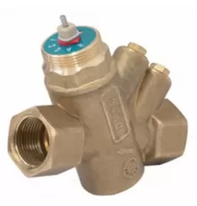 Клапан балансировочный автомат латунь R206AM Ду 50 G2" A Ру25 ВР без ниппелей Giacomini R206AY058