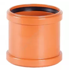 Муфта НПВХ ремонтная коричневая Дн 200 б/нап в/к 2481180