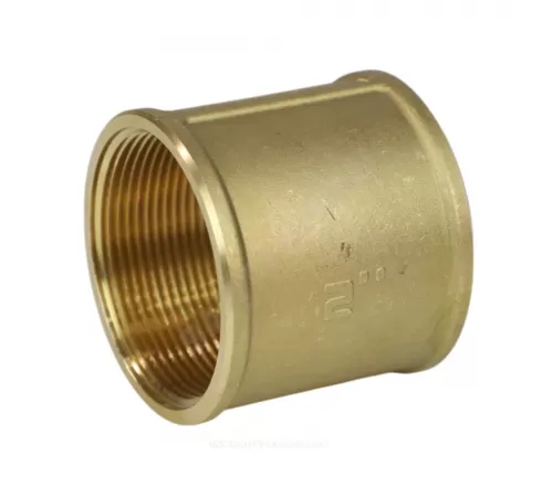 Муфта латунь Ду 32 (1 1/4") ВР/ВР LD LD.65.502.32