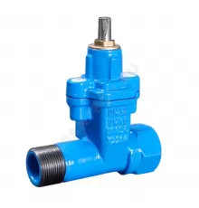 Задвижка ответвительная чугун обрезиненный клин Ду 20 Ру16 Тмакс=80C ВР/НР под Т-ключ Benarmo