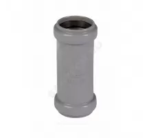 Муфта PP-H двухраструбная серая HT HTMM Дн 32 б/нап в/к Ostendorf 110510