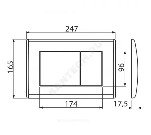 Кнопка смыва