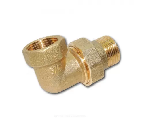 Соединитель латунь американка Ду 15 (1/2") угловой ВР/НР Цветлит ZW50072