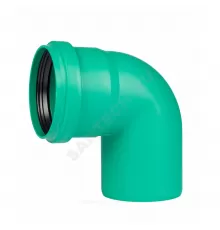 Отвод PP-MD зелёный KG2000 KG2000B Дн 200х87гр б/нап в/к Ostendorf 771655