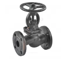 Клапан запорный чугун 15кч16нж Ду 32 Ру25 Тмакс=200 оС фл с маховиком RMCX