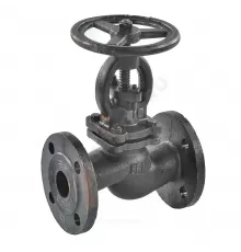 Клапан запорный чугун 15кч16нж Ду 32 Ру25 Тмакс=200 оС фл с маховиком RMCX