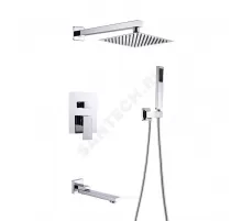 Смеситель встраиваемый для ванны с душем одноручный CUBE ПСМ-CB-03 Профсан PSM-CB-03