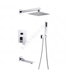 Смеситель встраиваемый для ванны с душем одноручный CUBE ПСМ-CB-03 Профсан PSM-CB-03