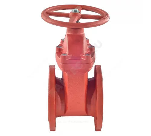 Задвижка чугун аналог МЗВГ обрезиненный клин Ду 100 Ру16 Тмакс=150C фл Завод им Гаджиева