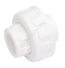 Муфта PP-R разъемная белая Дн 20 RTP (РосТурПласт) 28178
