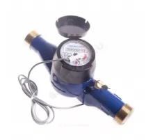 Счётчик г/в и х/в крыльчатый многоструйный Ду 20 Ру16 Qn=2,5 м3/ч 120С L=190мм резьба импульсный Б/К Пульсар М Тепловодохран Н00003413