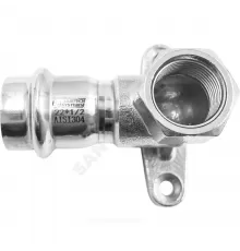 Водорозетка сталь нерж AISI 304 Дн 15х1/2" пресс/ВР SantechSystems