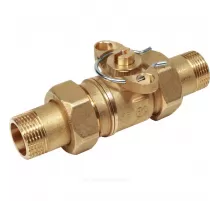 Клапан регулирующий латунь R277 зональный Ду 25 НР G1" без привода Giacomini R277Y025