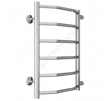 Полотенцесушитель водяной нерж сталь Лесенка (1") НР 400х600мм 6П боковое подключение Виктория Терминус 4670078530059