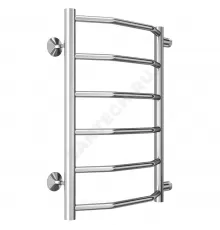 Полотенцесушитель водяной нерж сталь Лесенка (1") НР 400х600мм 6П боковое подключение Виктория Терминус 4670078530059