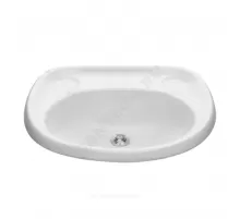 Умывальник подвесной Воротынский 57 без отверстия под смеситель белый Santeri 1.3111.7.S00.00B.0