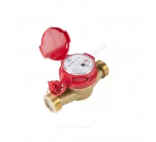 Счётчик г/в и х/в крыльчатый одноструйный Ду 25 Ру16 Qn=3,5 м3/ч 90С L=160мм резьба импульсный В/К ОСВУ ДГ1 Декаст 73-25-03