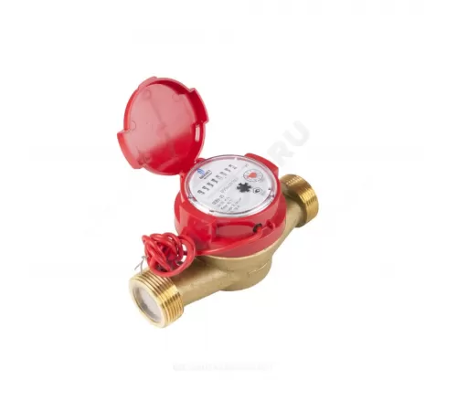 Счётчик г/в и х/в крыльчатый одноструйный Ду 25 Ру16 Qn=3,5 м3/ч 90С L=160мм резьба импульсный В/К ОСВУ ДГ1 Декаст 73-25-03