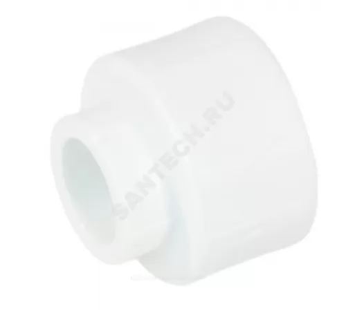 Муфта PP-R переходная белая Дн 25х20 внутренняя пайка VALFEX 10012520