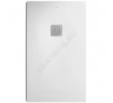 Поддон душевой Stonex прямоугольный Terran 1400х700х31 с противоскользящим покрытием белый Roca AP1015782BC01100