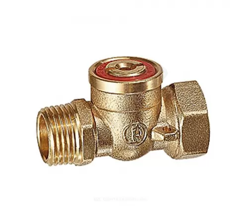 Кран шаровой латунь R609 Ду 15 Ру10 ВР/НР полнопроходной под отвёртку Giacomini R609Y013