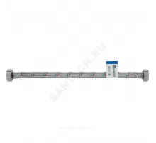 Подводка гибкая для воды нержавеющая оплетка 1/2" г-г L=0.5м AQUALINE 04803