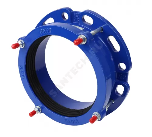 Муфта чугун соединительная Ду 175 (Дн 192-210) Ру10/16 ПФРК Benarmo 8