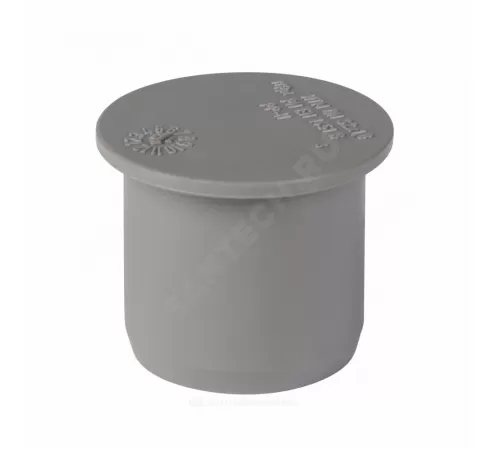 Заглушка PP-H серая HT HTM Дн 50 б/нап Ostendorf 112620