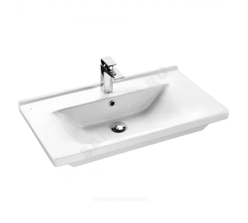 Умывальник мебельный Миранда 80 1 отверстие под смеситель по центру Santek 1.WH30.2.251