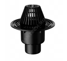 Воронка кровельная VB 310.0 Y с вертикальным выпуском PP Дн 50/75/110 с листвоуловителем, без прижимного фланца Fachmann 01.183