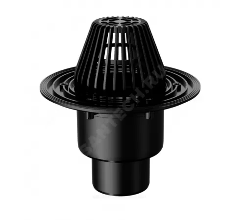 Воронка кровельная VB 310.0 Y с вертикальным выпуском PP Дн 50/75/110 с листвоуловителем, без прижимного фланца Fachmann 01.183