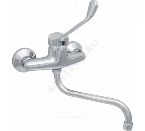 Смеситель для умывальника хирургический локтевой одноручный излив Д18 L-220мм Престиж ЦС-СМ 294-2 М-44 Центр Сантехники (Подольск) ПП801324