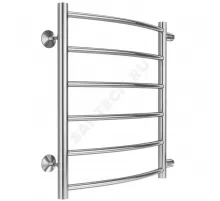 Полотенцесушитель водяной нерж сталь Лесенка (1") НР 500х600мм 6П боковое подключение Классик Терминус 4670078530219