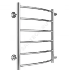 Полотенцесушитель водяной нерж сталь Лесенка (1") НР 500х600мм 6П боковое подключение Классик Терминус 4670078530219