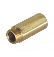 Удлинитель латунь Ду 15 (1/2") L=40мм ВР/НР Цветлит ZW50100