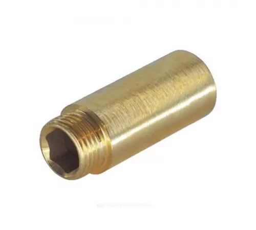 Удлинитель латунь Ду 15 (1/2") L=40мм ВР/НР Цветлит ZW50100